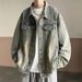 Pulse Pulse Men's Denim 2025 Autumn Winter New Brand European American Street Style Loose Comfortable Versatile Casual Jacket Trendy_mkmklike.com