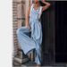 Women's Clothing Summer New Women's Loose Side Pocket Sleeveless Ladies Denim Overalls_mkmklike.com
