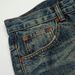 Washed Distressed White Denim Straight-Leg Punk Loose Wide-Leg Frayed Vintage Casual Pants Men's Trend_mkmklike.com