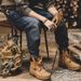 Men's plus Size Retro Design Jeans Loose Straight Leg American Style Casual Pants Trendy Autumn Wear_mkmklike.com