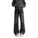 Men's Slim-Fit Denim Jeans With Slanted Cut, Trendy New Style, Simple And Versatile, High-Street American Retro_mkmklike.com