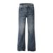 Flared Jeans Vibe Punk Trendy Brand Washed Vintage Loose Pants Men's Hippie Casual Wide-Leg_mkmklike.com