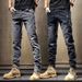 2025 New Style Jeans Men Slim Straight Trendy Brand Stretch Skinny Men's Vintage Casual Long Pants_mkmklike.com