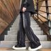 Men's High Street Retro Washed Distressed Tie Dye Jeans Loose Fit Slightly Flared Wide Leg Pants Vibe Denim_mkmklike.com