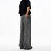 Embroidered Trendy High Street Men's Jeans Loose Straight Wide-Leg Pants 2025 New Trend_mkmklike.com