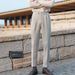 French Double Pleat Woolen Trousers Men's High-Quality Straight Slim Paris Button Business Casual Commuting Suit Pants_mkmklike.com