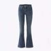 ELLE Free Shipping American Style Retro Low Waist Stretch Slim Fit Versatile Flared Jeans Women Long Pants Dropshipping_mkmklike.com
