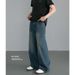 "90s Vintage Wide-Leg Jeans – Unisex High Waist Relaxed Fit Denim Pants (Oversized Straight Cut, Retro Streetwear Year-Round Staple)"_mkmklike.com