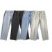 LKTM Men's Light Blue Washed Jeans Straight Leg Loose Fit Versatile Wide Leg Pants High Street Style Archer0603 Apparel_mkmklike.com