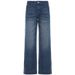 Fashion Washed Buttons Jeans For Women Loose Low Rise Basic Trousers Chic Style Pockets Straight Leg Denim Pants New_mkmklike.com