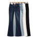 Women's Low-Rise Bootcut Jeans - Vintage Flared Pants For Curvy Hips & Lifted Butt, Black/White/Navy/Light Blue (Xs/S/M/L)_mkmklike.com