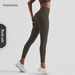 NULS Peach Hip Lift Naked Feel Yoga Dance Training Fitness Long Stretch Sports Nine-point Pants For Women Outdoor Wear_mkmklike.com