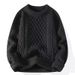 Chicco Cross-Border Hot-Selling European Plus Size Knitted Sweater For Men Women, Autumn And Winter, Round High Neck,_mkmklike.com