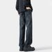 American Retro Patchwork Jeans For Men, Spring Trendy Vibe Loose Wide-leg Casual Pants, Stylish Straight-leg Trousers_mkmklike.com