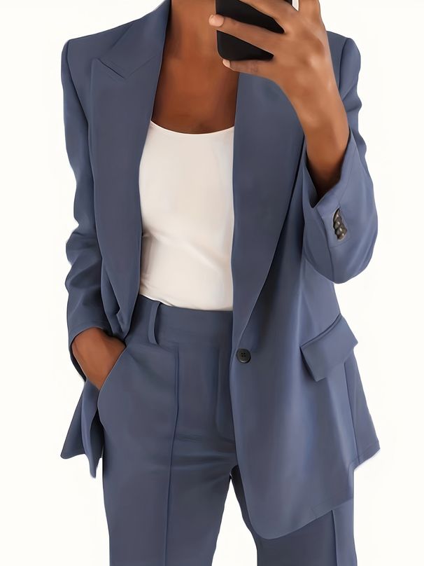 Women's Clothing Women's Clothing New Fashion Advanced Slim Lapel Cardigan Temperament Suit Jacket Suit Women_mkmklike.com