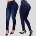K New Women's Fashion High-waisted Stretch Skinny Jeans;_mkmklike.com