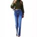 Pre-sale-35615# Cross-border Foreign Trade Women's Clothing European And American Style Fleece-lined Slim Straight_mkmklike.com