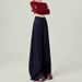 American-style Dark Blue Wide-leg Jeans Women, And Autumn 2026 New Model, High-waisted, Loose, Drapey, Floor-length_mkmklike.com
