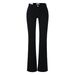 Low-Rise Flared Jeans For Women - Sexy Vintage Ombre Wash Denim Pants With Wide Bell Bottoms, Stretch Polyester Fabric_mkmklike.com