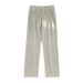 Men's High Street Washed Solid Color Jeans Comfortable Straight Leg Trendy Retro Casual Wide Leg Trousers_mkmklike.com
