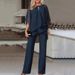Women's Clothing hot-selling new European and American fashion solid color loose casual irregular suit_mkmklike.com