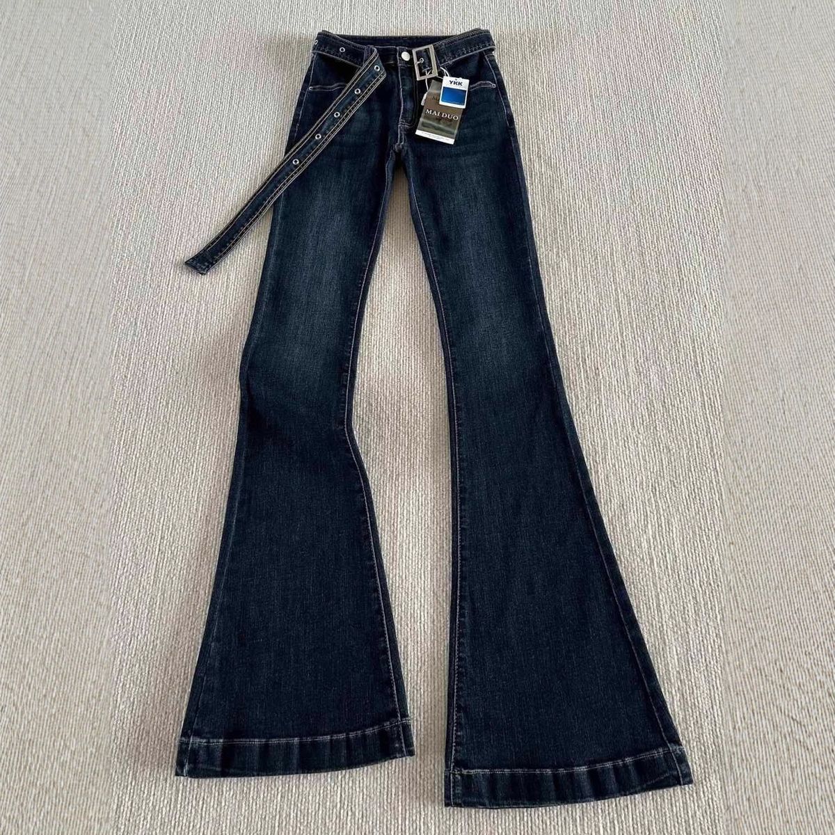 Micro-pull Jeans Women's 2026 New Wide-leg Slim-fitting Small Pants Are Thin And Do Not Stick To The Legs, Micro-pull Pants Women_mkmklike.com
