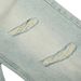 Men's Ripped Jeans Casual Long Trendy Punk Wasteland Light Washed Distressed Loose Wide-Leg Straight Pants_mkmklike.com