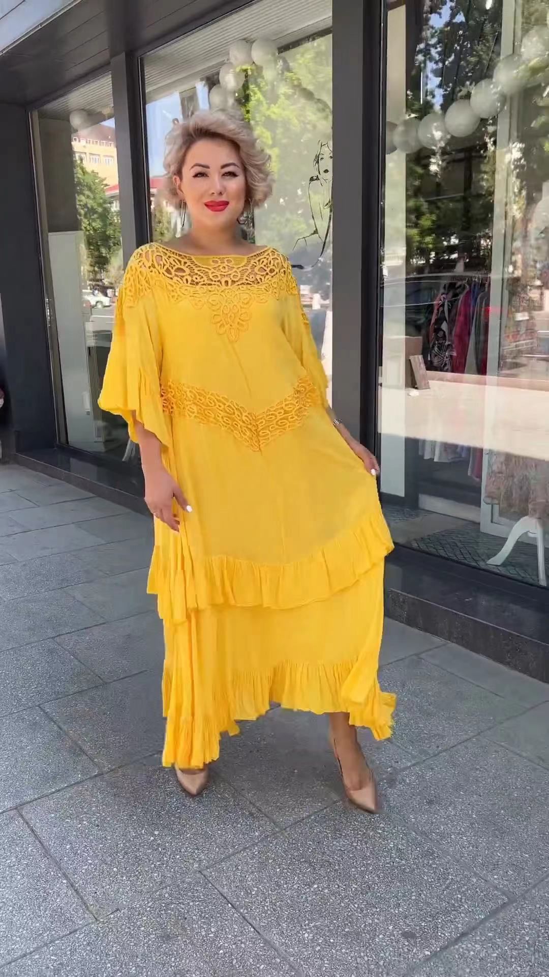 Women's Slimming Age-reducing One-shoulder Long Skirt Trend_mkmklike.com