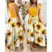 New Style Suspender Splicing Print Irregular Tube Top Dress Large Stock_mkmklike.com