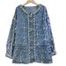 Women's Clothing Fringe & Rhinestone Embellished Denim Jacket – Diamond Quilted Longline Coat_mkmklike.com