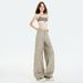 Wholesale American Retro High-waisted Loose Wide-leg Pants With Tie-dye Print, Niche Design Straight-leg Jeans For Women_mkmklike.com