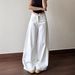 White Jeans Women's Straight Small Casual Wide Leg Pants Low Waist Loose And Skinny Denim Wide Leg Pants Women's_mkmklike.com