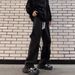 American High Street Multi-pocket Tooling Jeans Men's Spring And Autumn Thin Loose Straight Wide-leg Casual Pants Men's Trend_mkmklike.com