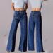Women's High-Waisted Stretch Jeans - Comfortable Slim Fit Denim Pants With Pockets For Casual Wear (S-XXL)_mkmklike.com