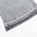 Washed Vintage Frayed Hem Jeans Men's American Style Loose Straight Pants Street Fashion Casual Trousers_mkmklike.com