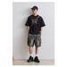 Men's Clothing Men's Loose Casual Straight Shorts Camouflage Drawstring Overalls High Street_mkmklike.com