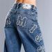 Women's Low Waisted Straight Leg Jeans Denim Jeans Women's Clothing Relaxed Everyday Wear Versatile Comfortable Feshion Trend_mkmklike.com