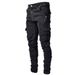 Men's Clothing Hot Selling Denim Jeans Casual Trendy Men's Elastic Multi Bag Leggings Slimming Denim Work Clothes_mkmklike.com