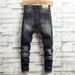 In Stock Jeans Autumn 2024 New Trendy Versatile Stretch Slim Fit Casual Long Pants Men's Style_mkmklike.com