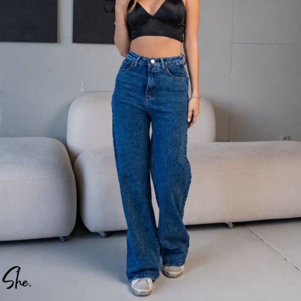 Women's Clothing Classic Comfort Stretch Denim Jeans - Mid Rise Relaxed Fit Washed Blue Jeans For Casual & Office Wear Comfort Stretch Denim Jeans_mkmklike.com