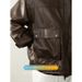 Loom Urban Cool! Men's Leather Jacket With Lychee Texture, Loose Fit, Winter Commuter Style, Handsome Turn-Down Collar Zipper_mkmklike.com