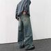 Letter-Print Jacquard Jeans – Relaxed Fit Straight-Leg Denim Pants For Men (S-3XL)_mkmklike.com