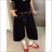 Women's Clothing Cow Women's Black Cropped Jeans Sexy High Street Fashion Checkerboard Patchwork Hot Girl Street Style Jeans_mkmklike.com