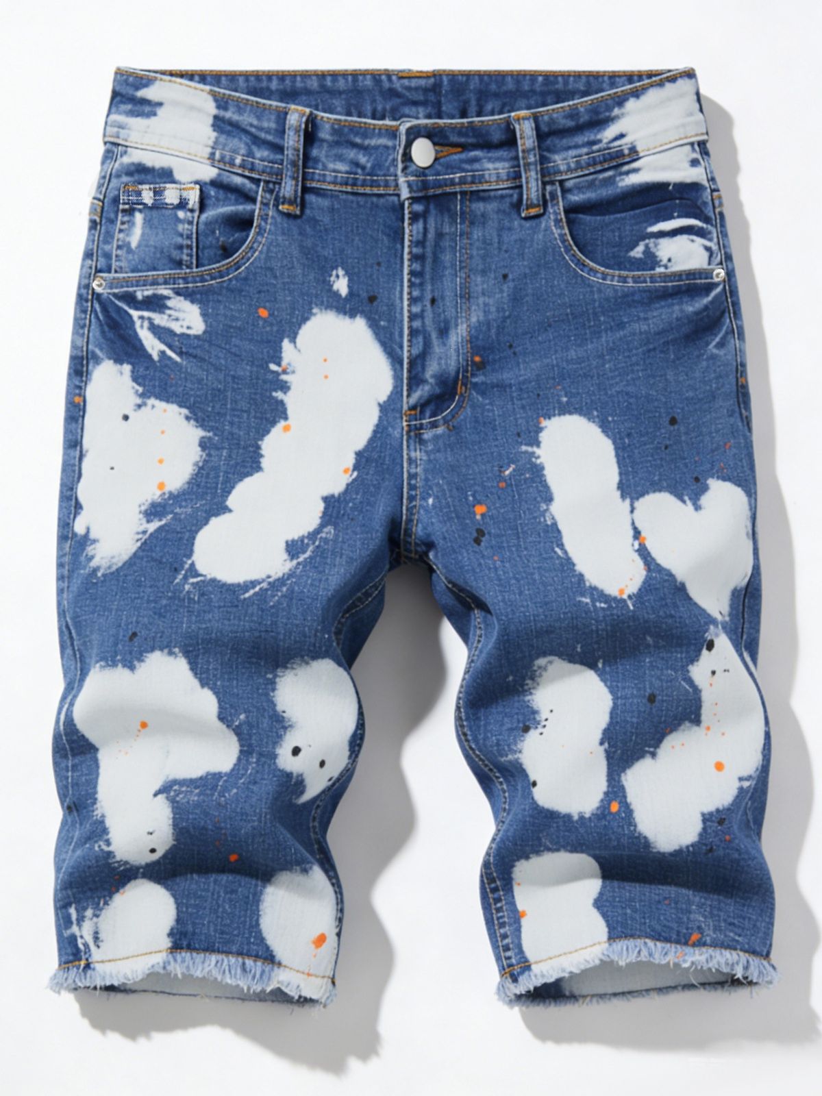 Men's Clothing Men's Tie-Dye Denim Jeans – Trendy Blue Print & Urban Streetwear Style (Sizes S-2XL)_mkmklike.com