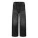 Punk Washed Denim Pants Men Loose Streetwear Vintage Frayed Casual Wide-Leg Straight Trousers_mkmklike.com