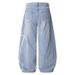 "90s High-Waisted Jeans – Distressed Vintage Washed Denim Pants With Side Print (Unisex Retro Straight-Leg Streetwear Trousers)"_mkmklike.com