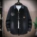 Gradient Boys Spring And Autumn Teen Shirts Loose Casual Denim Suits_mkmklike.com