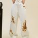 American Style New Flame Design Ripped Jeans Women's Brand Loose BF Street Floor Mopping Wide Leg Pants Trendy_mkmklike.com