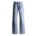 Light Blue Women's Straight Leg Jeans Low Waisted Slimming Long Legged Autumn Style Retro Sexy Denim_mkmklike.com