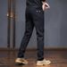 Men's Slim Straight Leg Jeans Summer Thin Trousers Denim Clothing_mkmklike.com